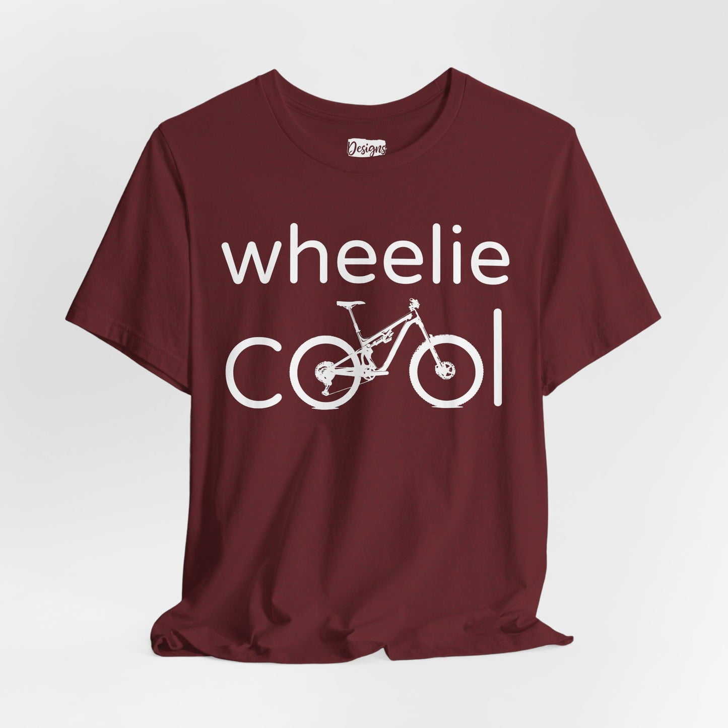 Wheelie Cool Full Suspension Mountain Bike T-Shirt — Bicycle Graphic Tee