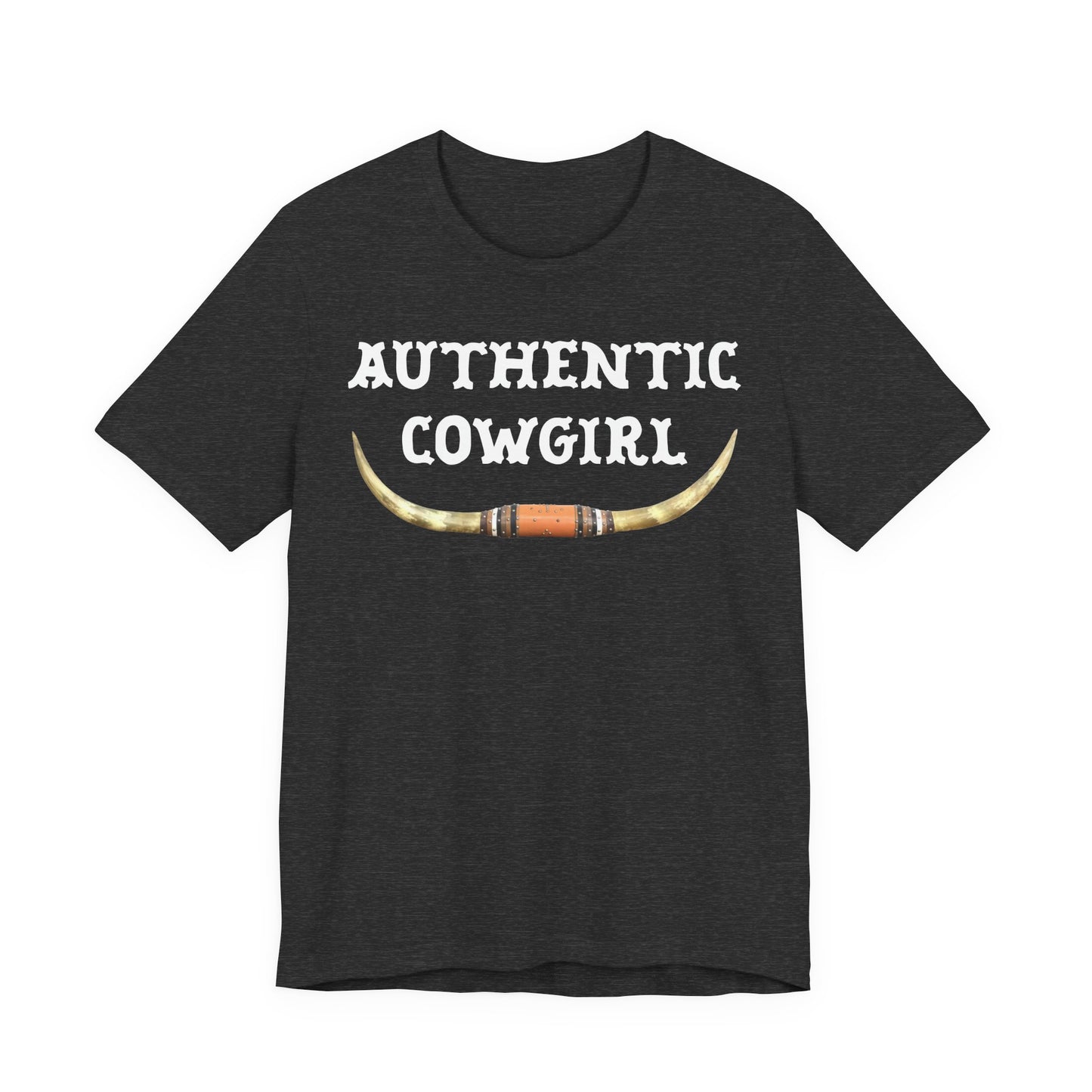 Authentic Cowgirl T-Shirt – Western Longhorn Graphic Tee