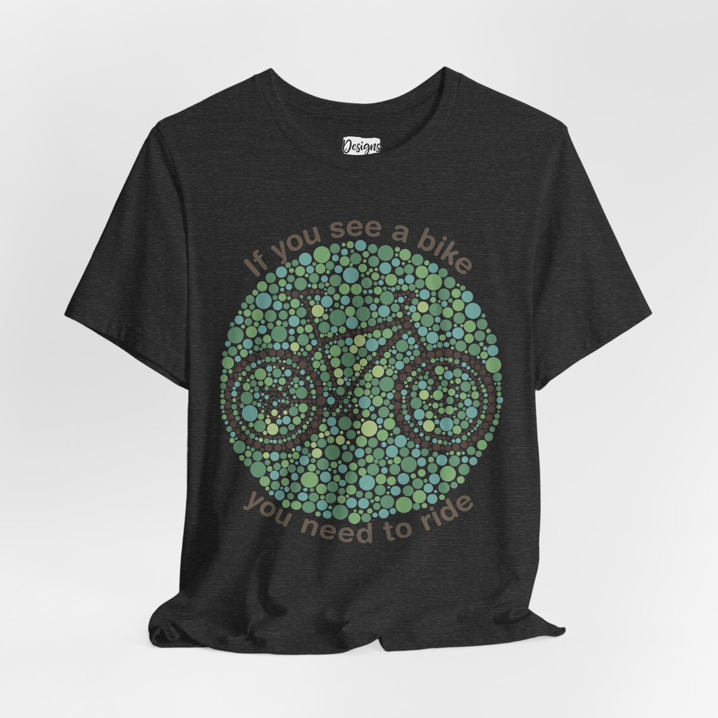 Bike Ishihara Test - Unisex Jersey Short Sleeve Tee