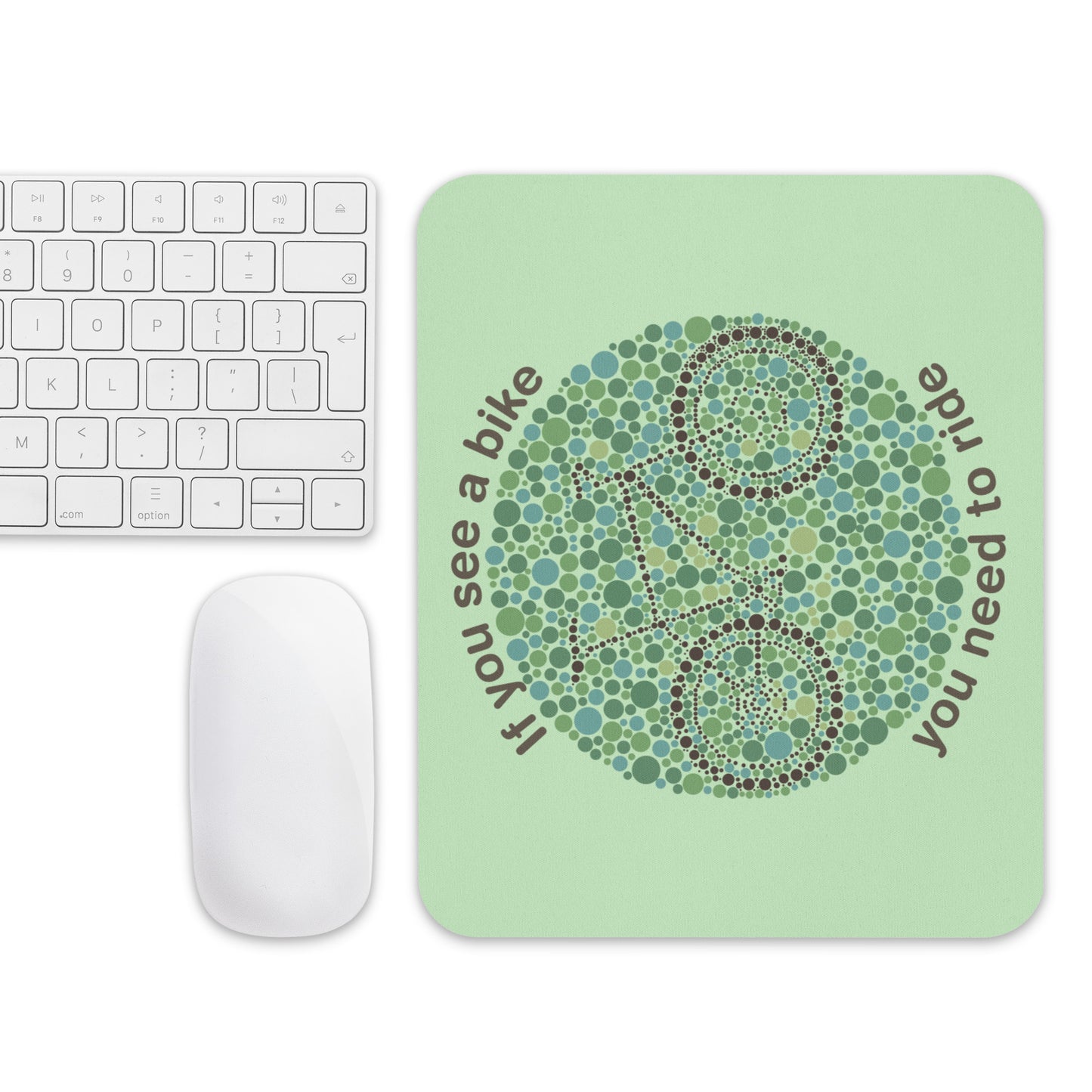 Bike Ishihara Test - Mouse pad