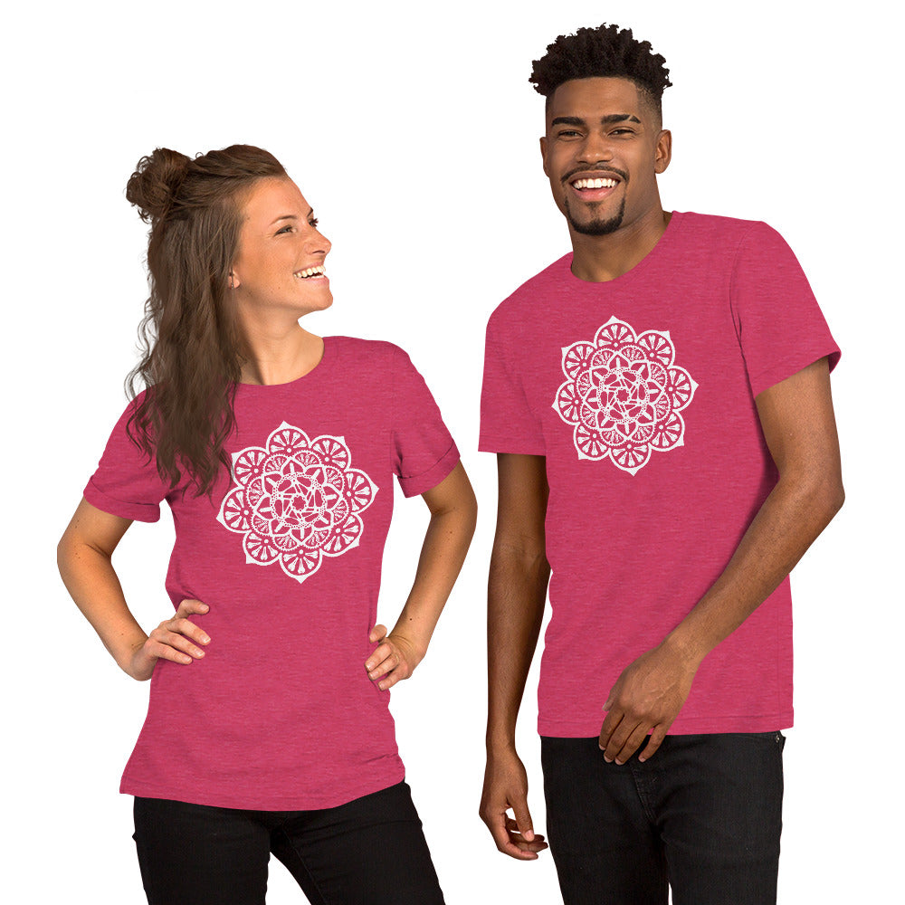 Bike Part Mandala - Unisex t-shirt