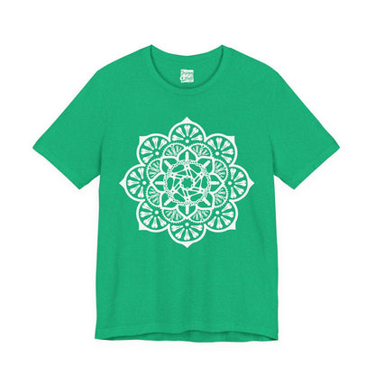 Bike Part Mandala - Unisex Jersey Short Sleeve Tee