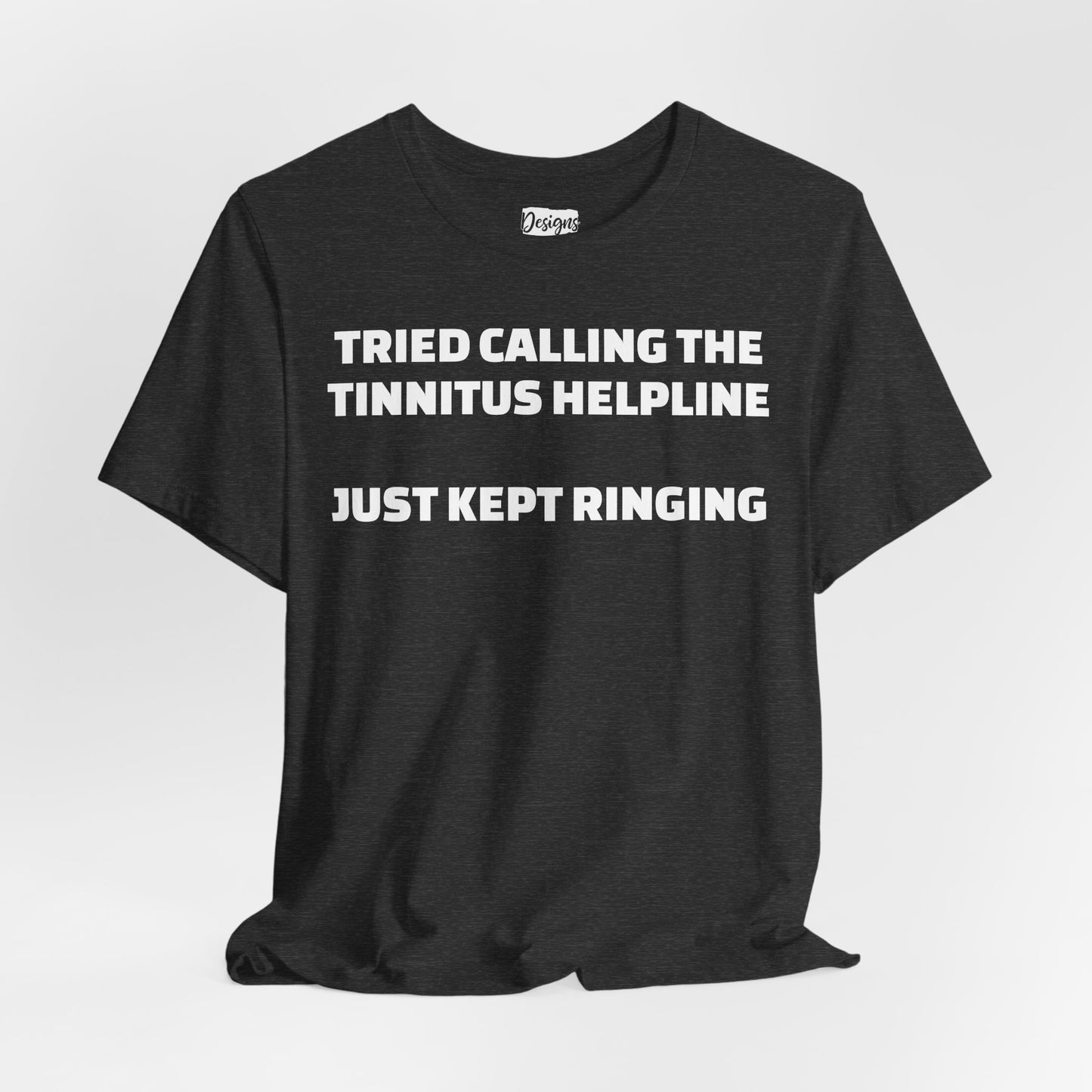 Tinnitus Helpline - Unisex Short Sleeve Tee