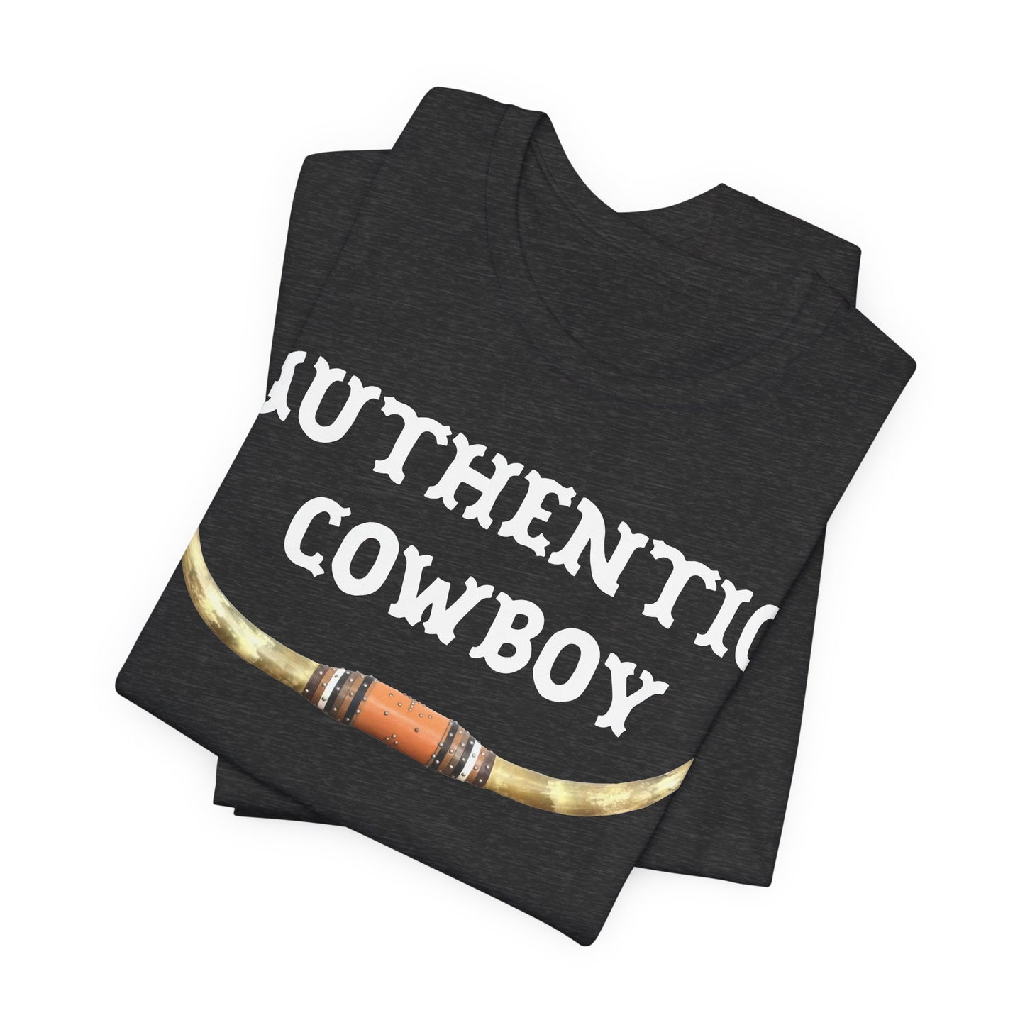 Authentic Cowboy T-Shirt – Western Longhorn Graphic Tee