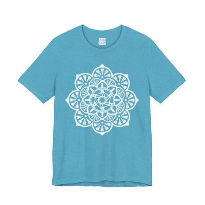 Bike Part Mandala - Unisex Jersey Short Sleeve Tee