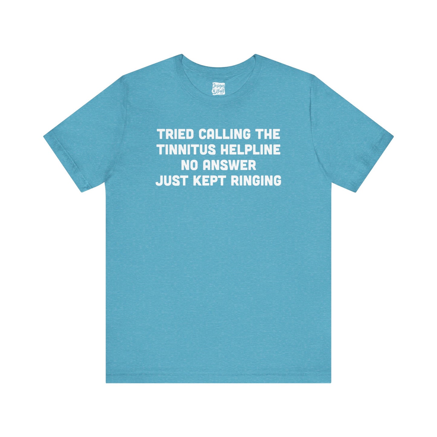 Tinnitus Helpline - Unisex Short Sleeve Tee