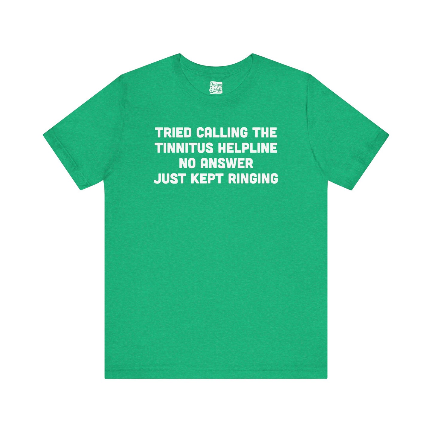 Tinnitus Helpline - Unisex Short Sleeve Tee