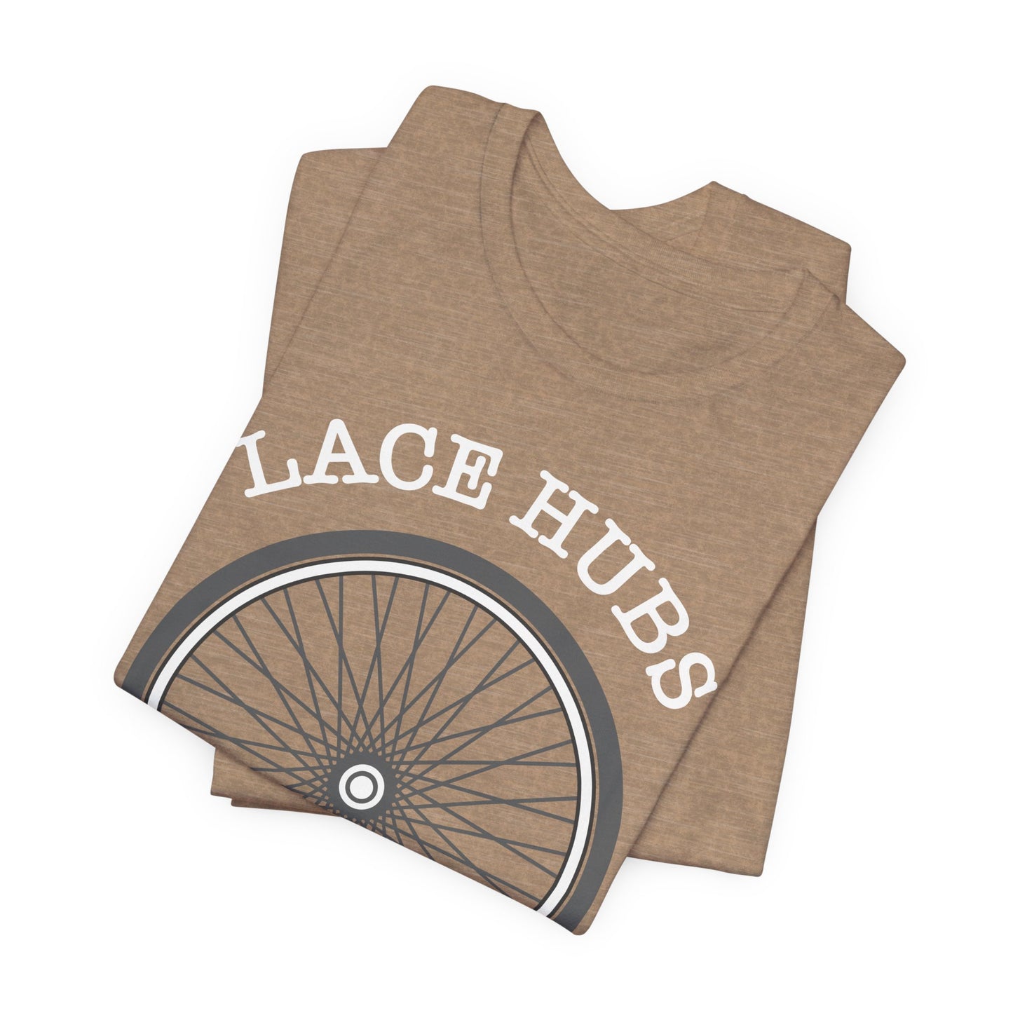 Lace Hubs Not Drugs Bicycle T-Shirt – Cycling Anti-Drug Slogan Tee