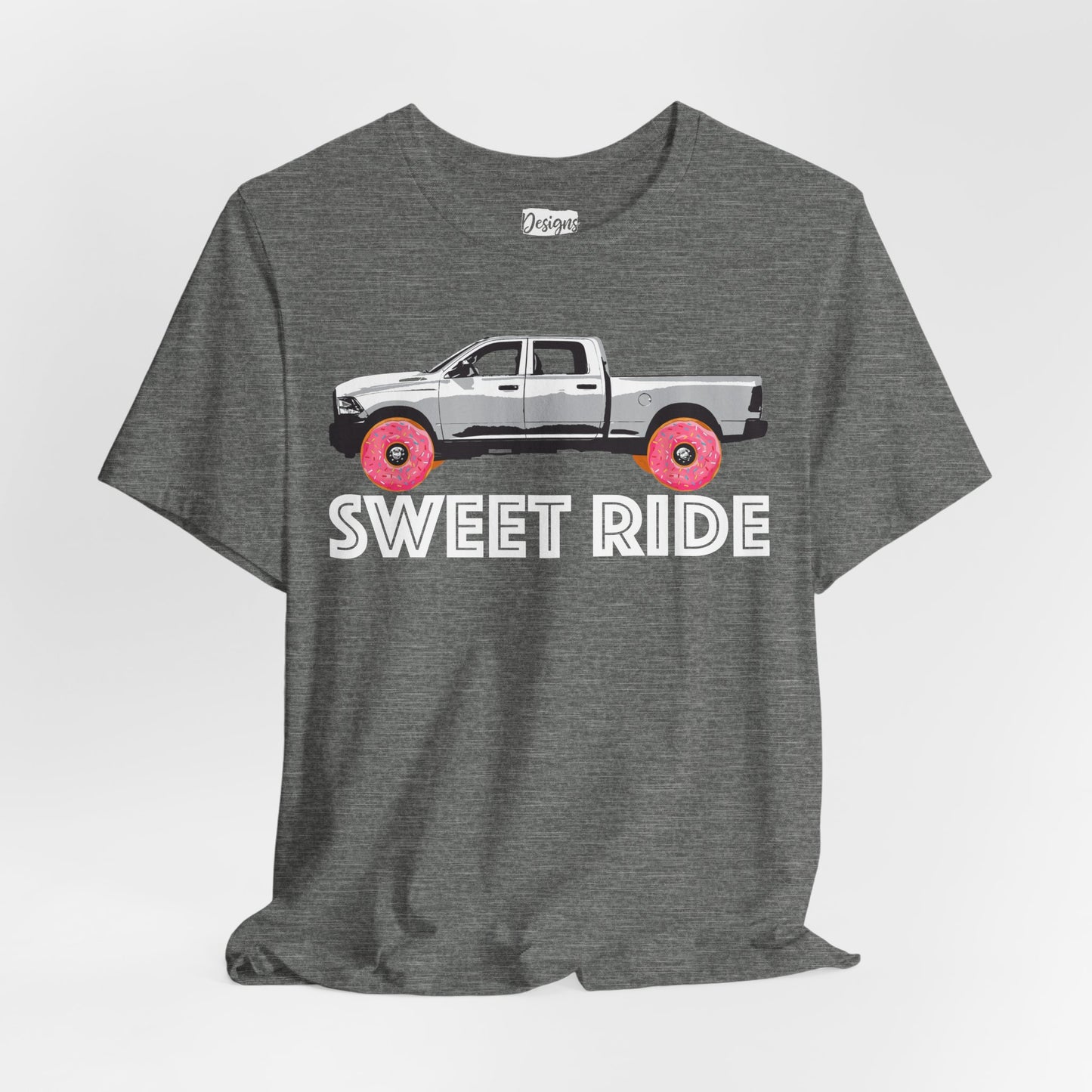 Sweet Ride Pickup Truck T‑Shirt — Donut Wheels Graphic Tee