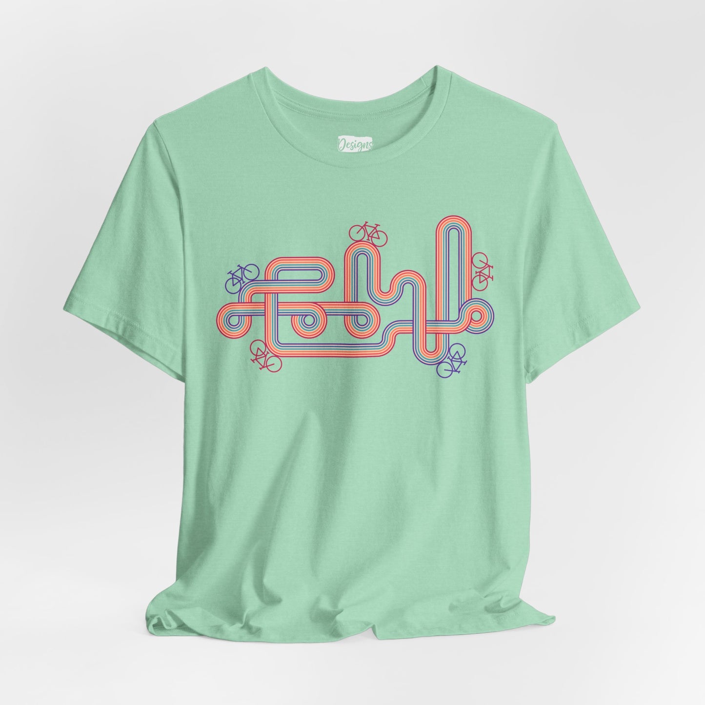 Rainbow Laps - Unisex Short Sleeve Tee