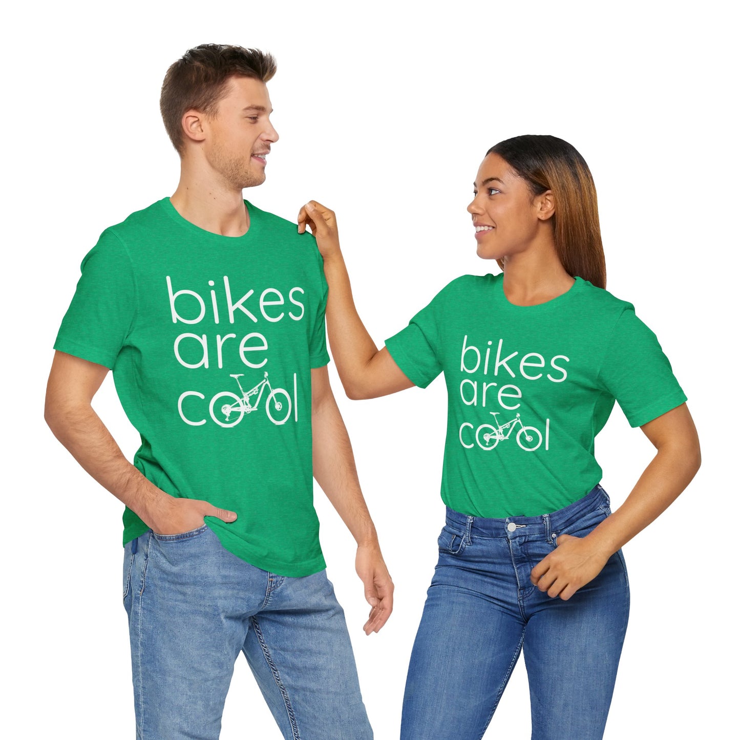 Bikes are Cool (FS MTB) - Unisex Short Sleeve Tee