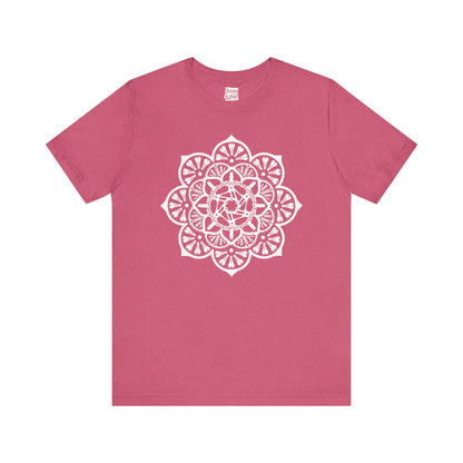 Bike Part Mandala - Unisex Short Sleeve Tee