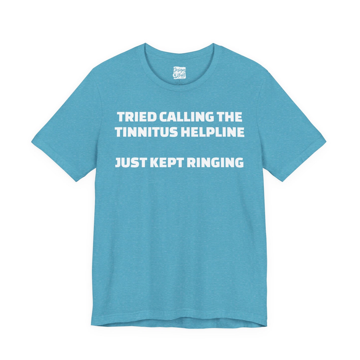 Tinnitus Helpline - Unisex Short Sleeve Tee