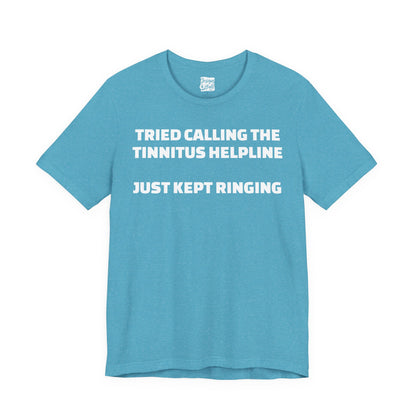 Tinnitus Helpline - Unisex Short Sleeve Tee