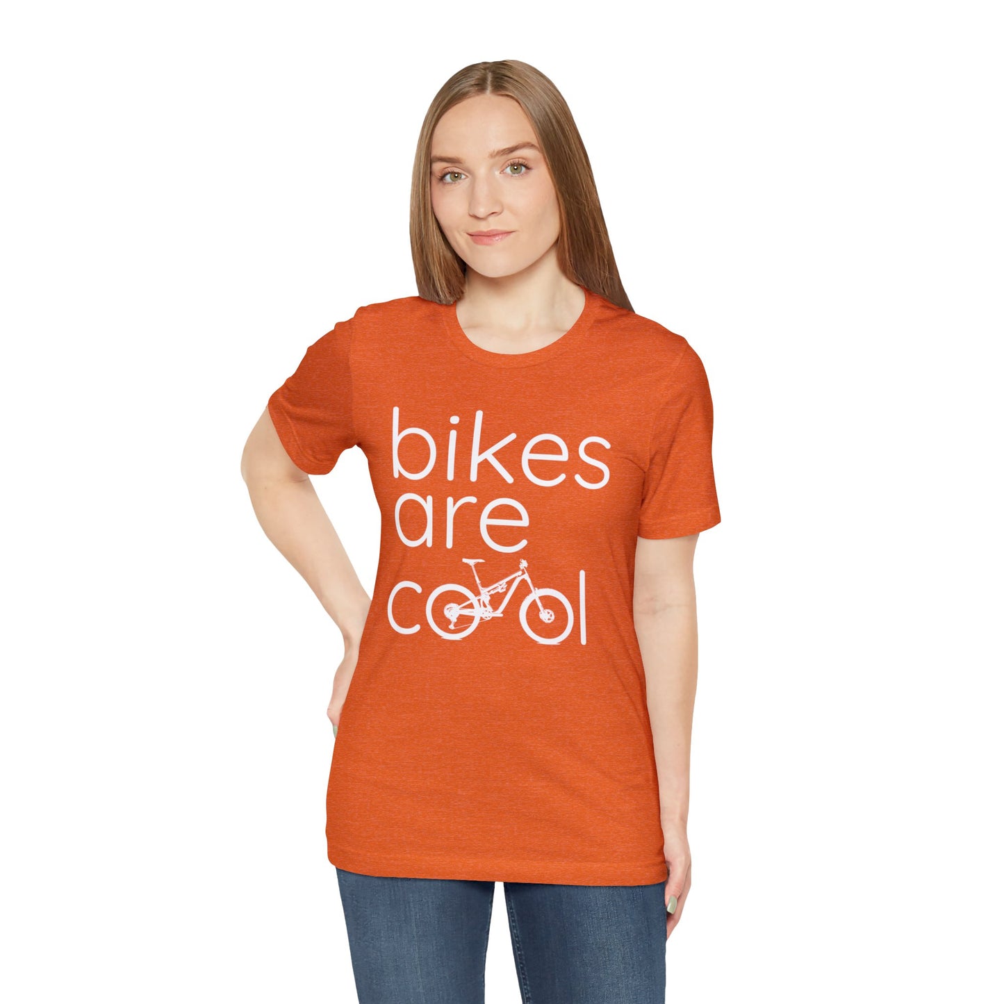 Bikes are Cool (FS MTB) - Unisex Jersey Short Sleeve Tee