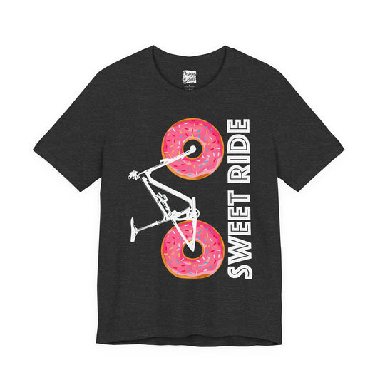 Sweet Ride (MTB) Vertical - Unisex Jersey Short Sleeve Tee