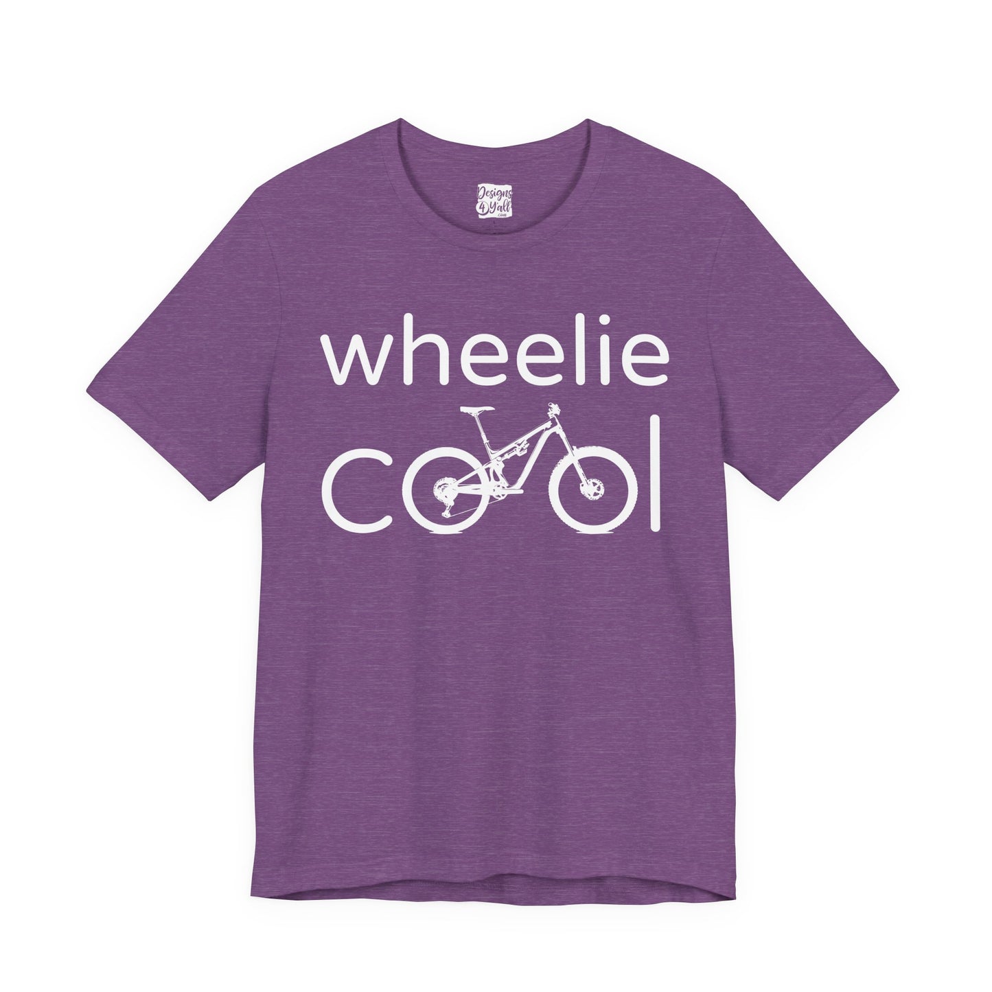 Wheelie Cool Full Suspension Mountain Bike T-Shirt — Bicycle Graphic Tee