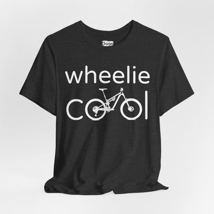 Wheelie Cool Full Suspension Mountain Bike T-Shirt — Bicycle Graphic Tee