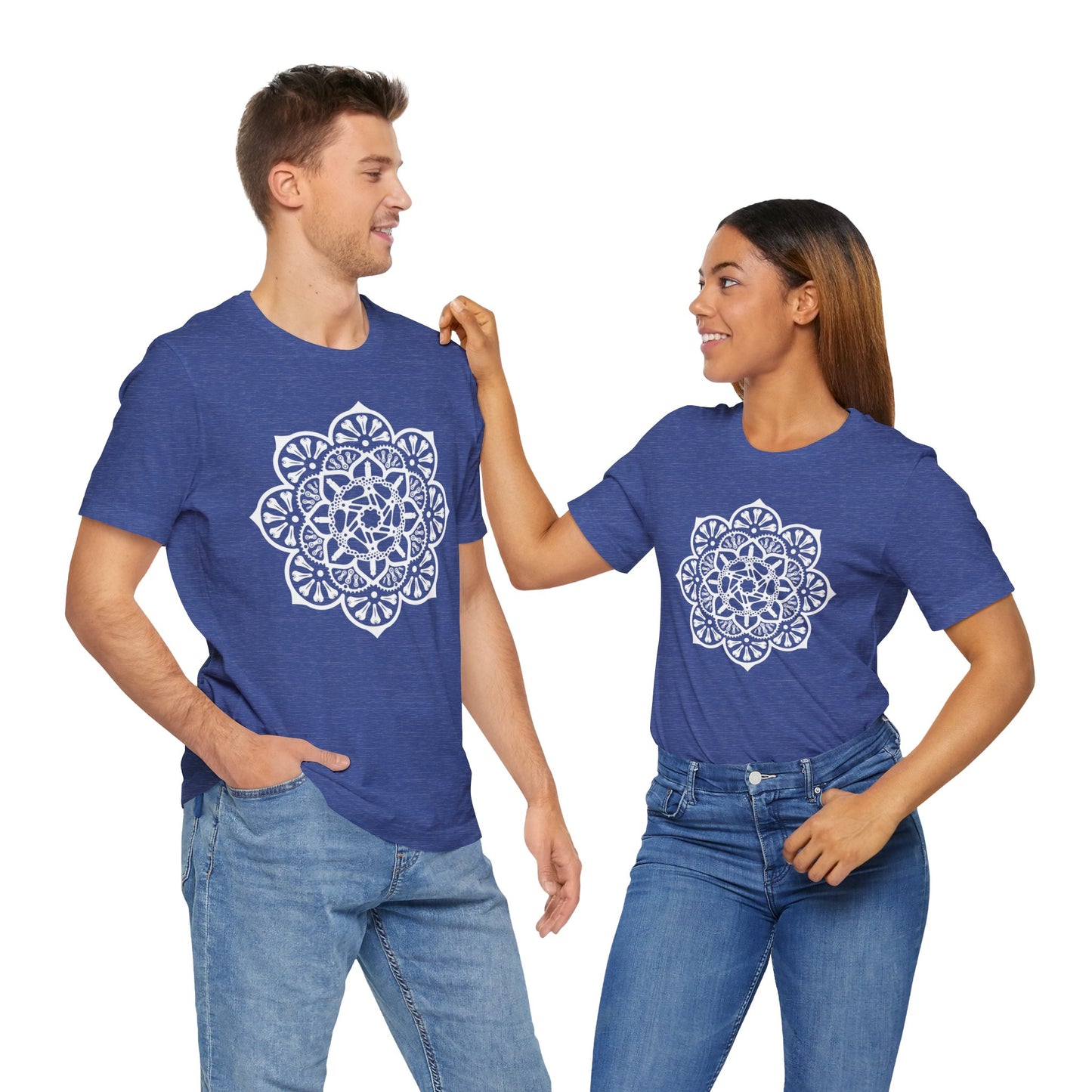 Bike Part Mandala - Unisex Short Sleeve Tee