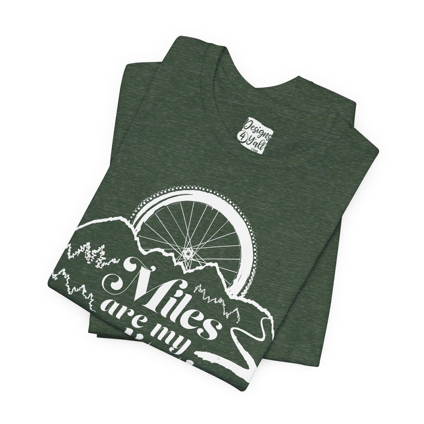 Miles are My Meditation (Bike) - Unisex Jersey Short Sleeve Tee