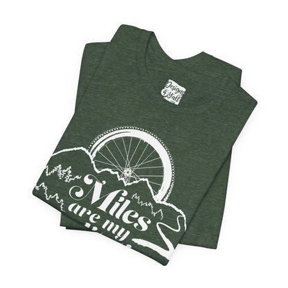 Miles are My Meditation (Bike) - Unisex Jersey Short Sleeve Tee