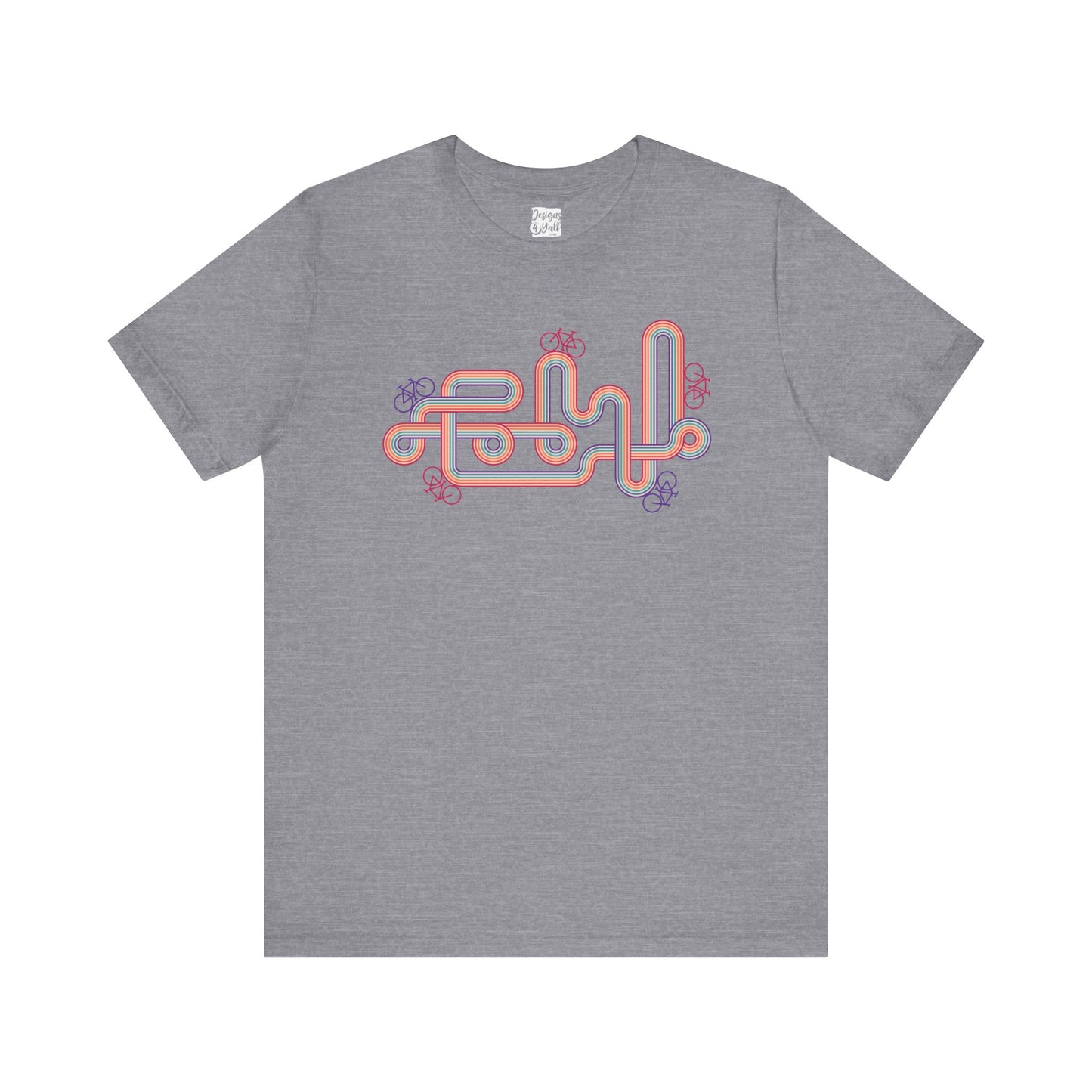 Rainbow Laps - Unisex Short Sleeve Tee