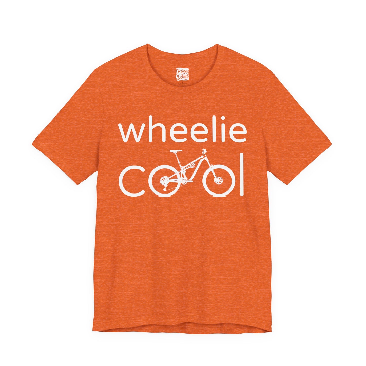 Wheelie Cool Full Suspension Mountain Bike T-Shirt — Bicycle Graphic Tee