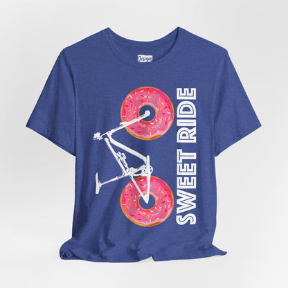 Sweet Ride (MTB) Vertical - Unisex Jersey Short Sleeve Tee