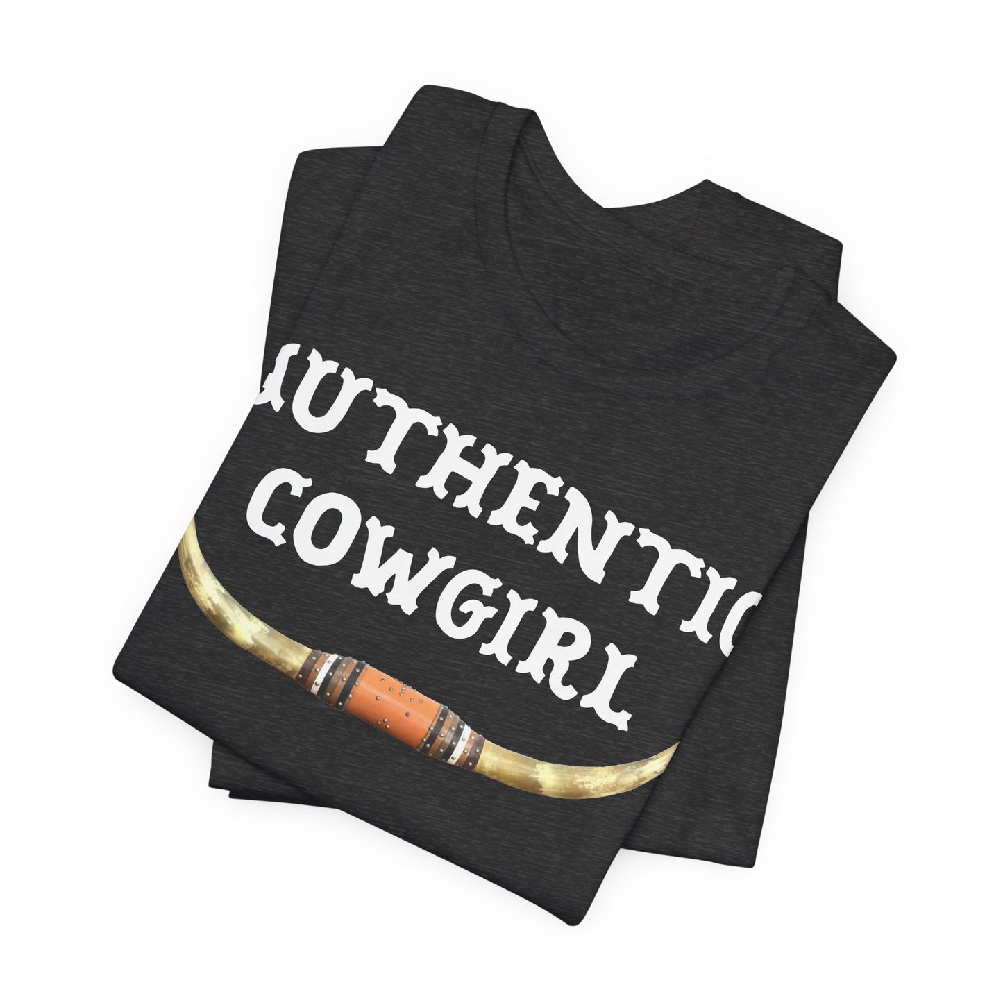 Authentic Cowgirl T-Shirt – Western Longhorn Graphic Tee