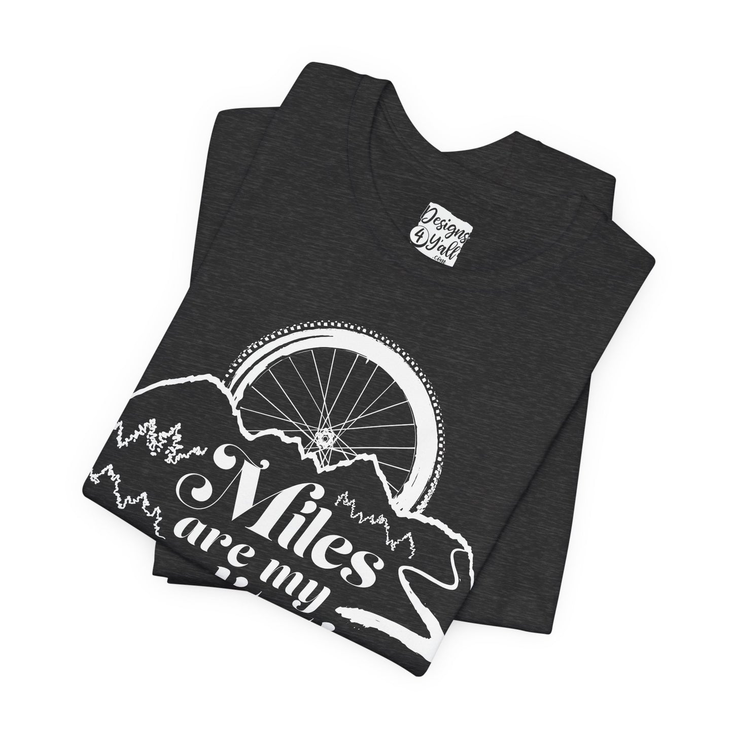 Miles are My Meditation (Bike) - Unisex Jersey Short Sleeve Tee