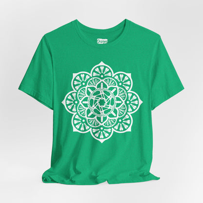 Bike Part Mandala - Unisex Jersey Short Sleeve Tee