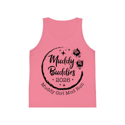 Muddy Buddies 2026 Kid’s Jersey Tank — Muddy Girl Mud Run Racerback