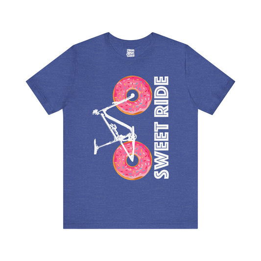 Sweet Ride (MTB) Vertical - Unisex Jersey Short Sleeve Tee