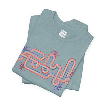Rainbow Laps - Unisex Short Sleeve Tee