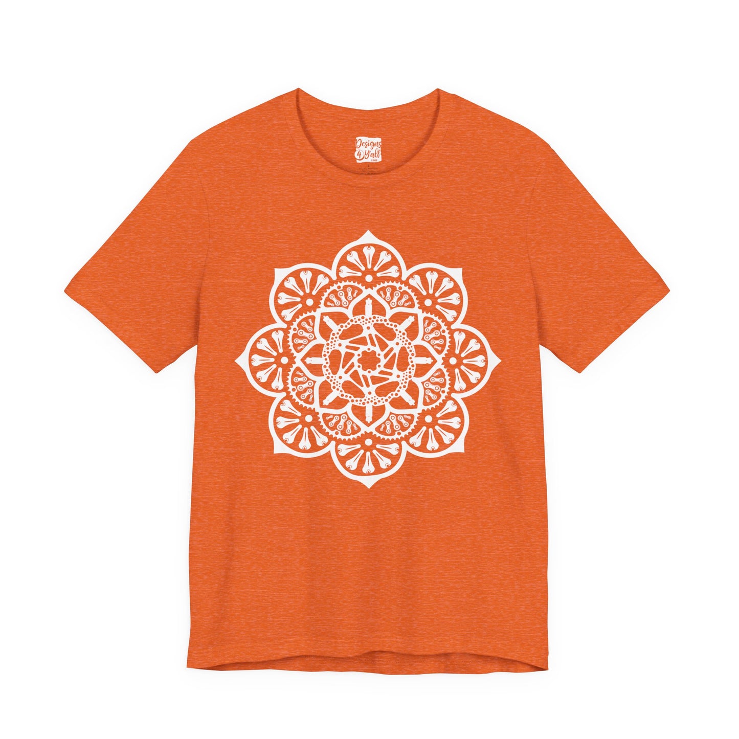 Bike Part Mandala - Unisex Jersey Short Sleeve Tee