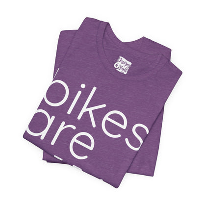 Bikes are Cool (Drop Bar) - Unisex Jersey Short Sleeve Tee