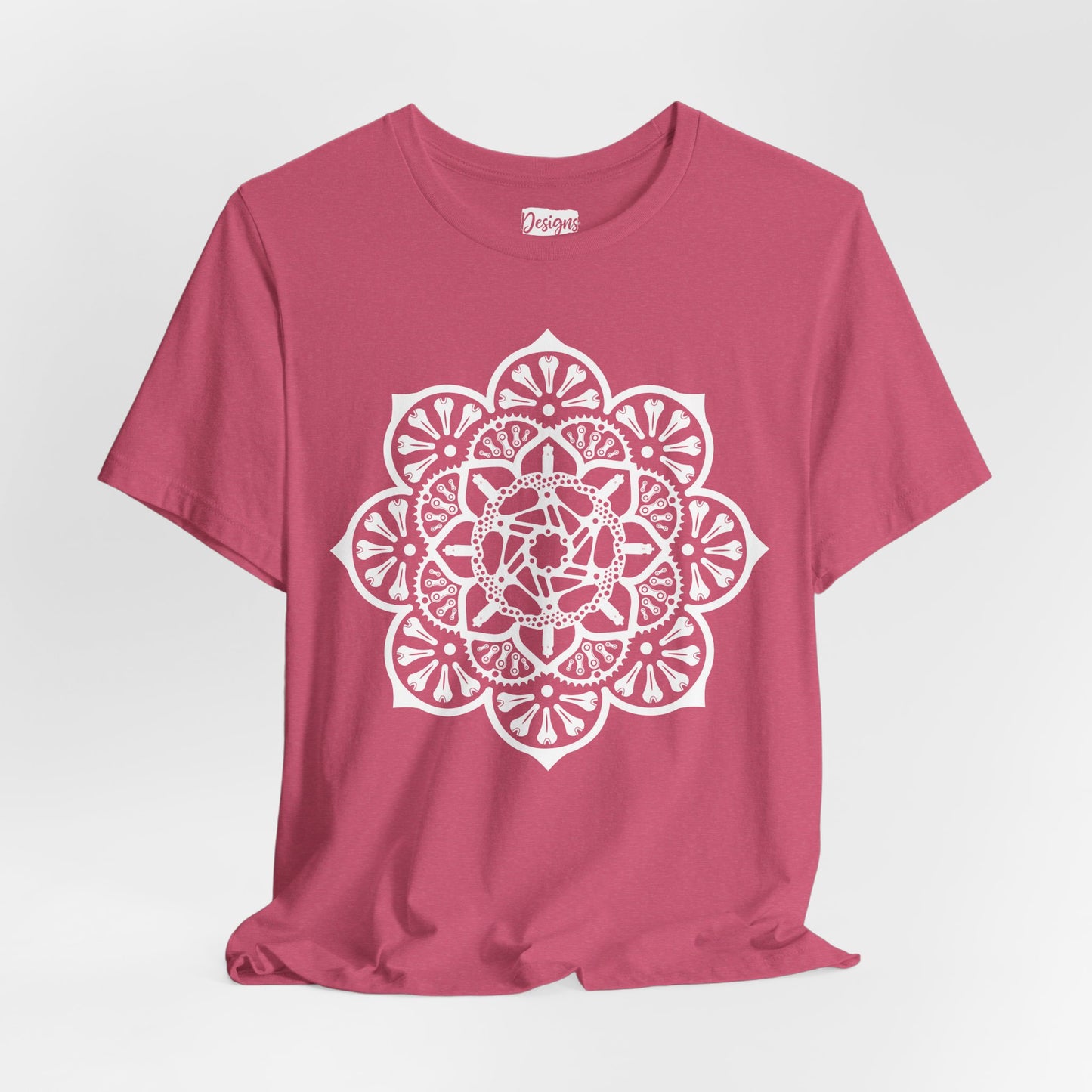Bike Part Mandala - Unisex Jersey Short Sleeve Tee