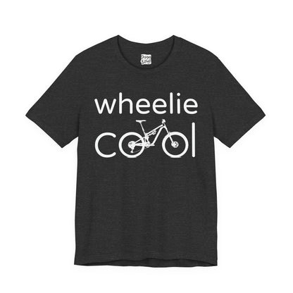 Wheelie Cool Full Suspension Mountain Bike T-Shirt — Bicycle Graphic Tee