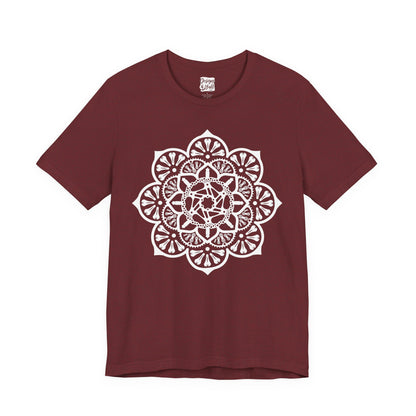 Bike Part Mandala - Unisex Jersey Short Sleeve Tee