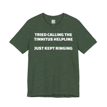 Tinnitus Helpline - Unisex Short Sleeve Tee
