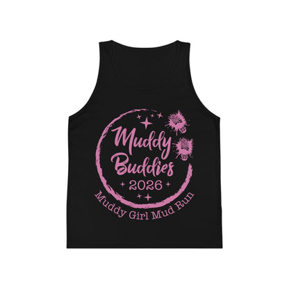 Muddy Buddies 2026 Kid’s Jersey Tank — Muddy Girl Mud Run Racerback