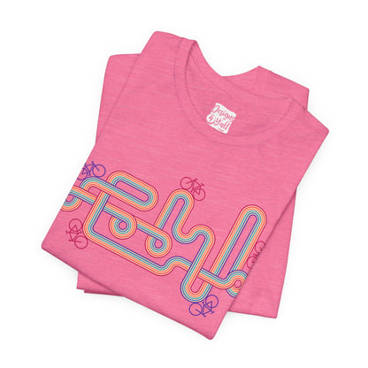 Rainbow Laps - Unisex Short Sleeve Tee