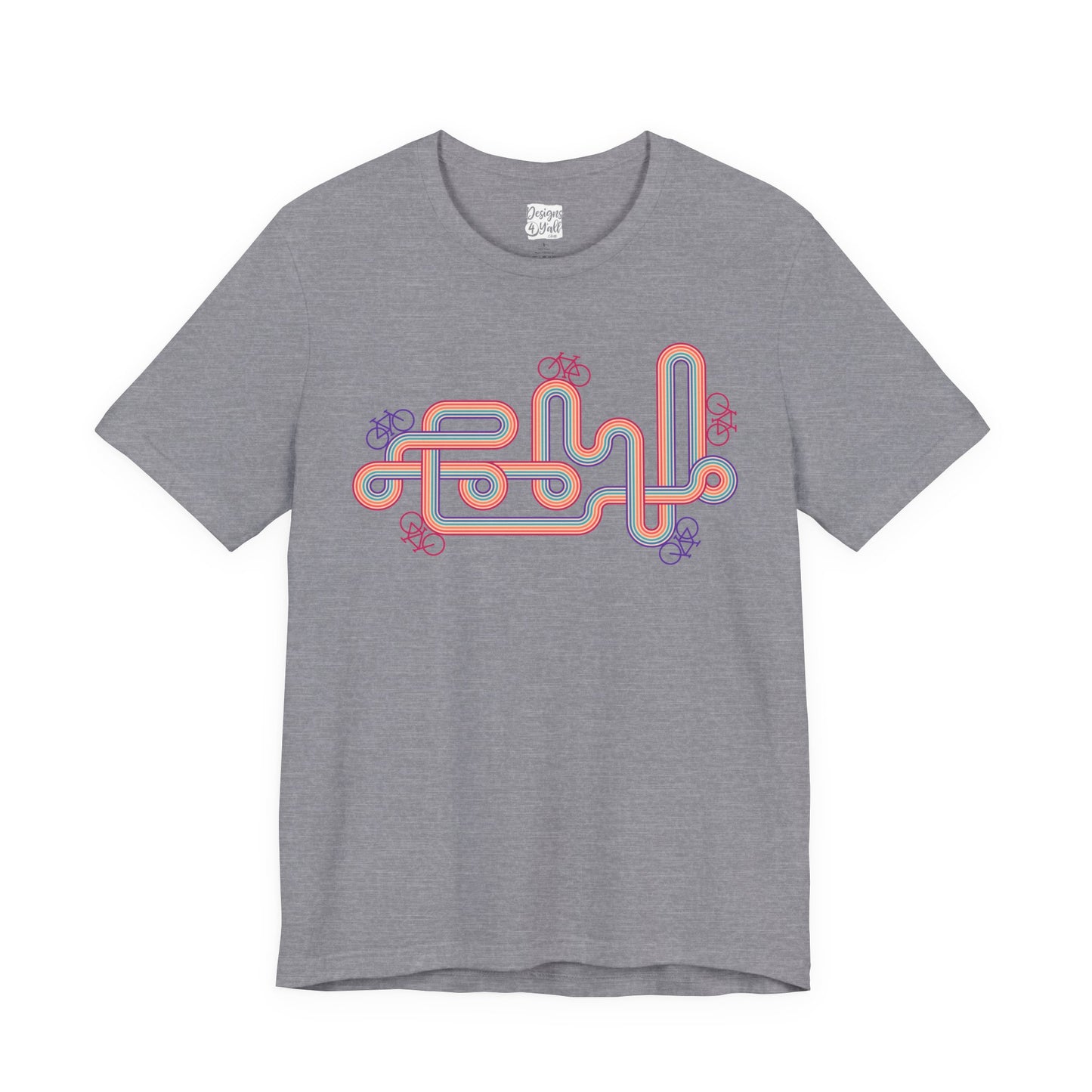 Rainbow Laps - Unisex Short Sleeve Tee