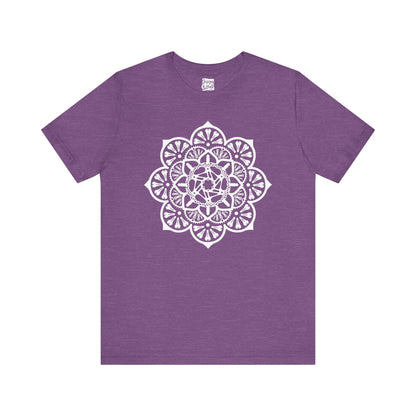 Bike Part Mandala - Unisex Short Sleeve Tee