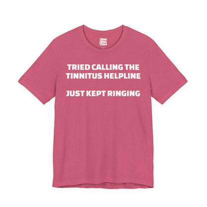 Tinnitus Helpline - Unisex Short Sleeve Tee