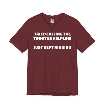 Tinnitus Helpline - Unisex Short Sleeve Tee
