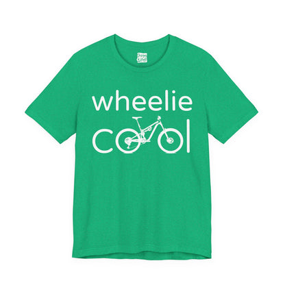 Wheelie Cool Full Suspension Mountain Bike T-Shirt — Bicycle Graphic Tee