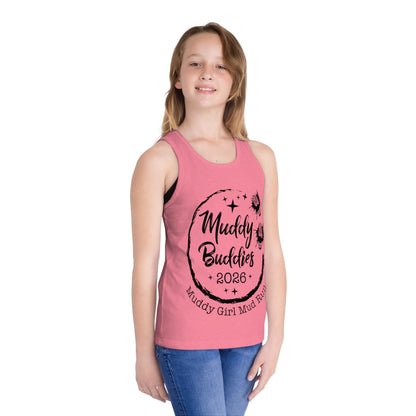 Muddy Buddies 2026 Kid’s Jersey Tank — Muddy Girl Mud Run Racerback