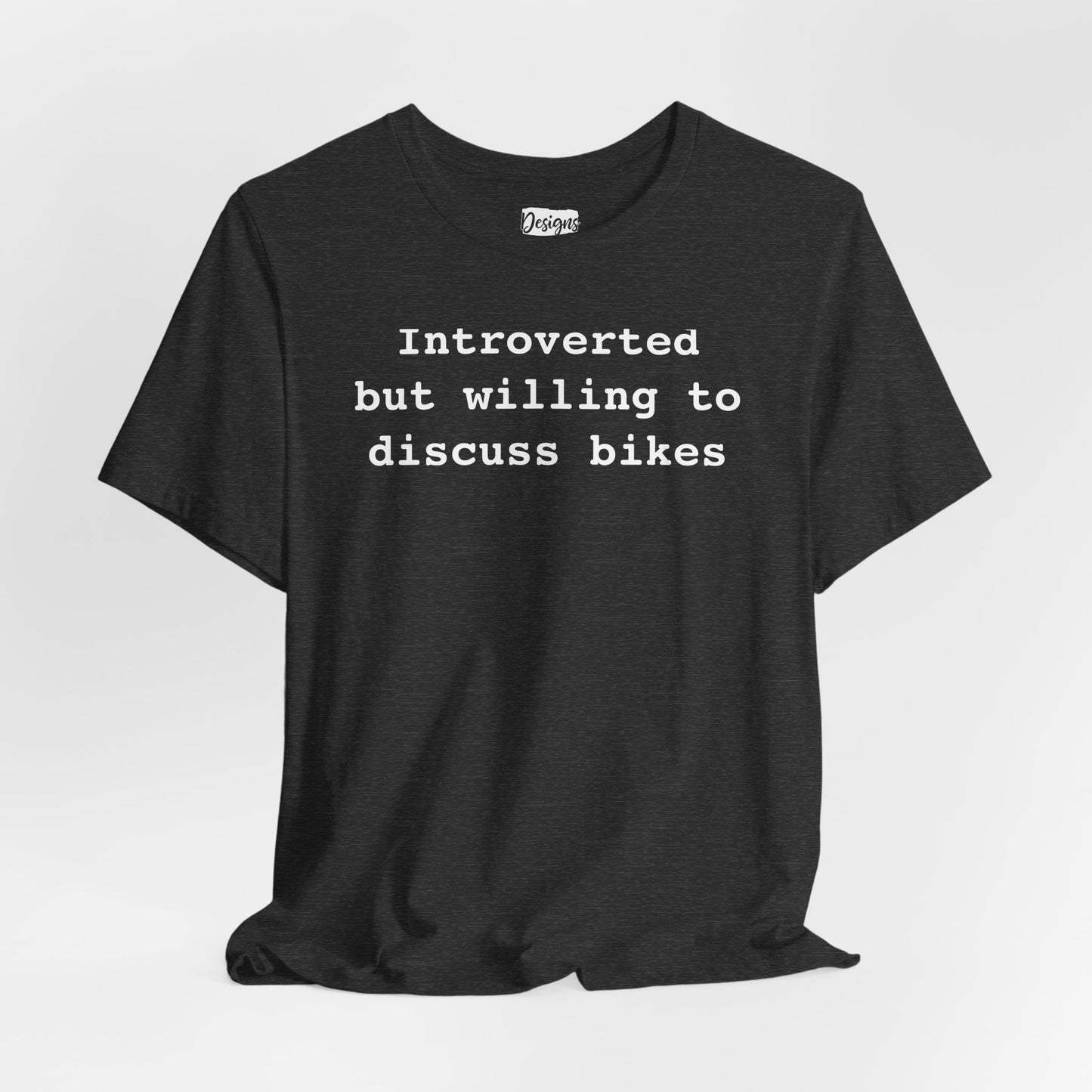Introverted...But Bikes - Unisex Jersey Short Sleeve Tee