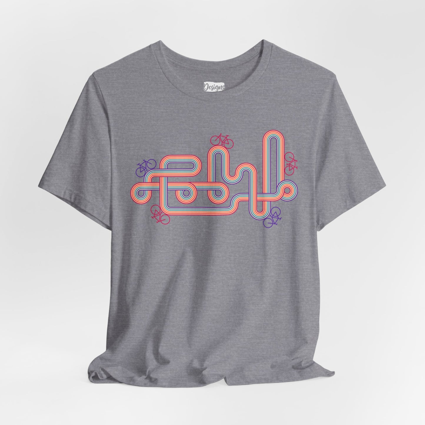 Rainbow Laps - Unisex Short Sleeve Tee